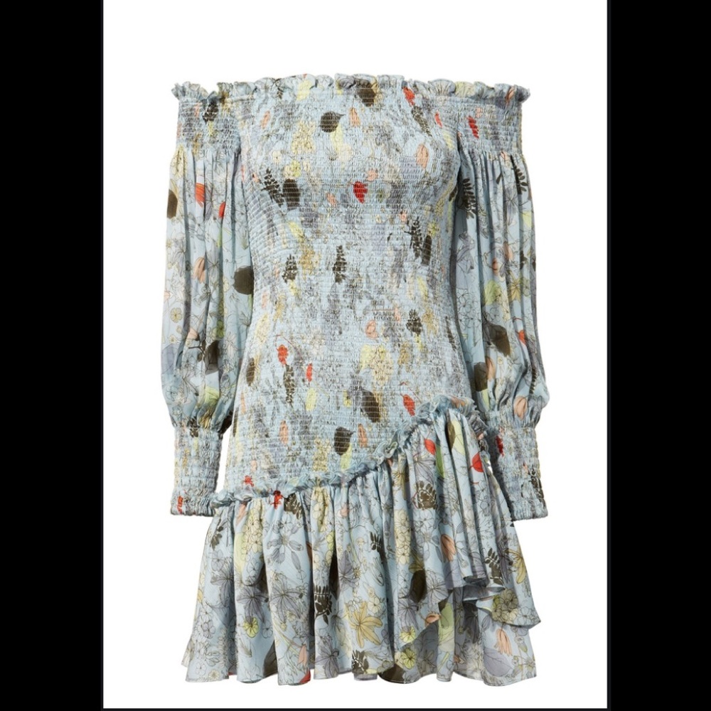 Alexis Gemina floral off the shoulder dress